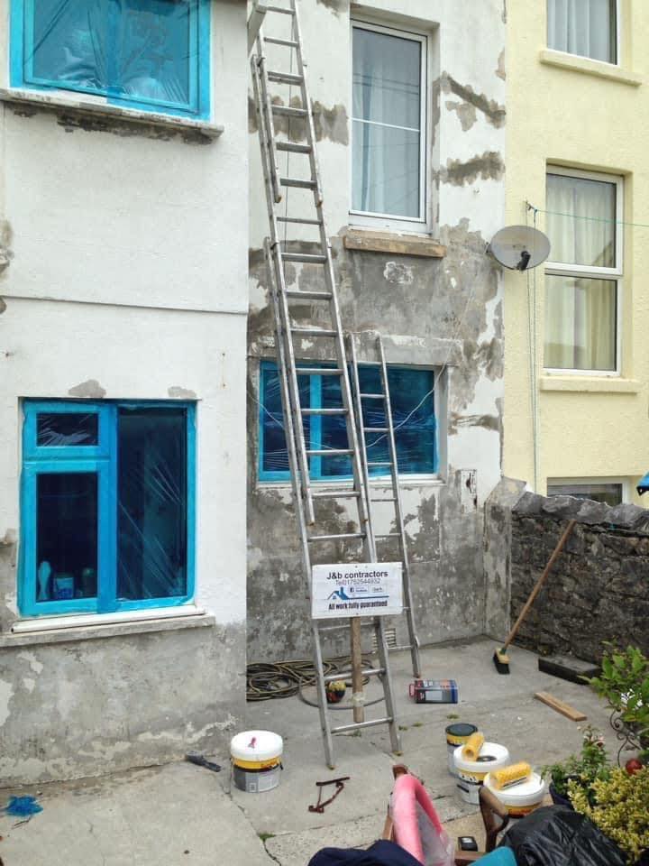 Render repair and restoration work
